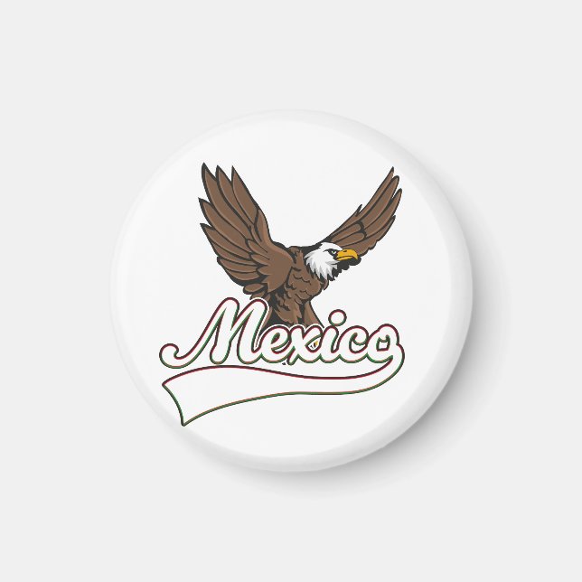 Mexiko Travel logotyp Magnet (Framsidan)