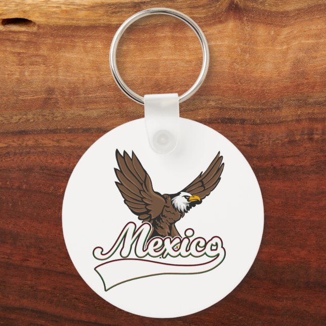 Mexiko Travel logotyp Nyckelring (Baksida)