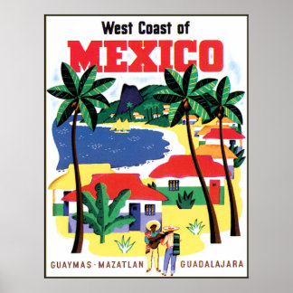Mexiko Travel Poster
