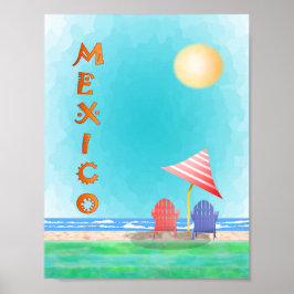 Mexiko Travel Poster