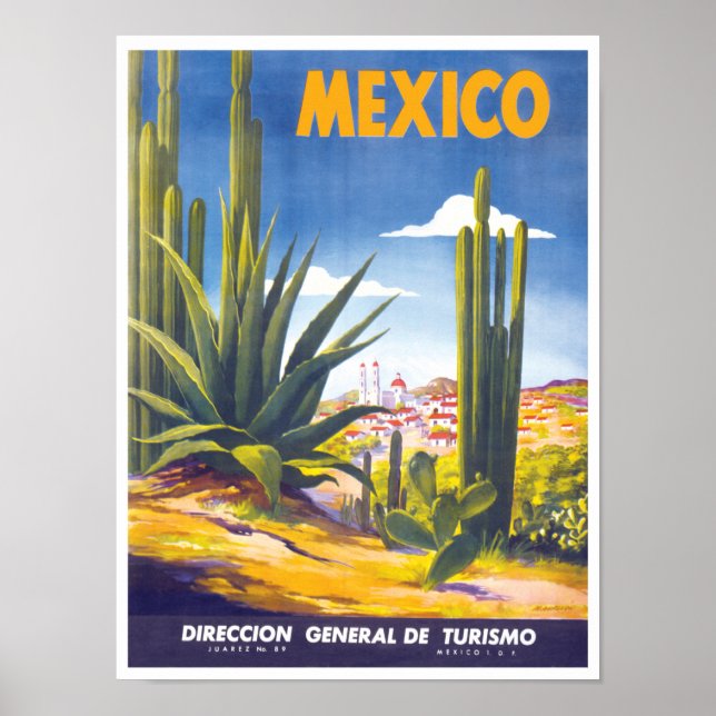 Mexiko Travel Poster 3 (Framsidan)
