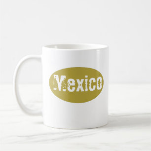 Mexiko Unikt teckensnitt Mugg