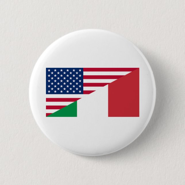 Mexiko USA Flagga Knapp (Framsida)