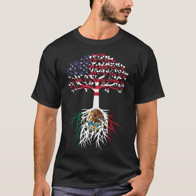 Mexiko USA Mexikanskt initiativ 7 T Shirt (Framsida)