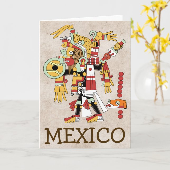 Mexiko Välkomstkort Kort (Gul blomma)