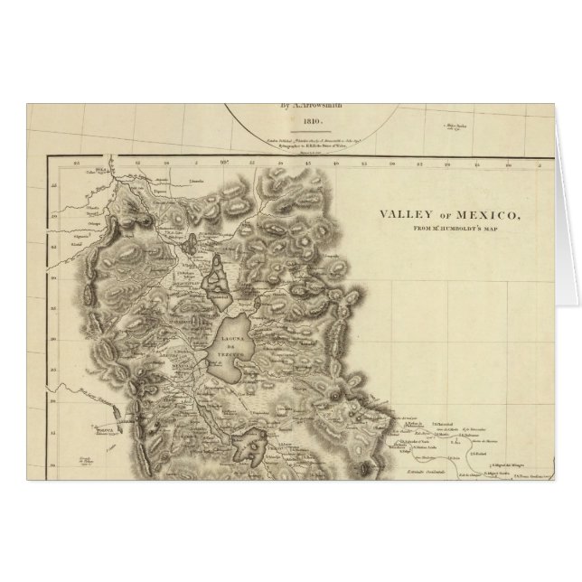 Mexiko Valley 2 Hälsningskort (Framsidan Horizontal)