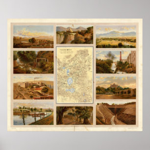 Mexiko Valley Poster