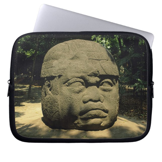 Mexiko, Villahermosa, jätte Olmec head, La Venta Laptop Fodral (Framsidan)