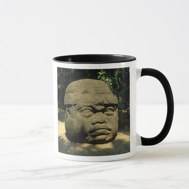 Mexiko, Villahermosa, jätte Olmec head, La Venta Mugg (Höger)
