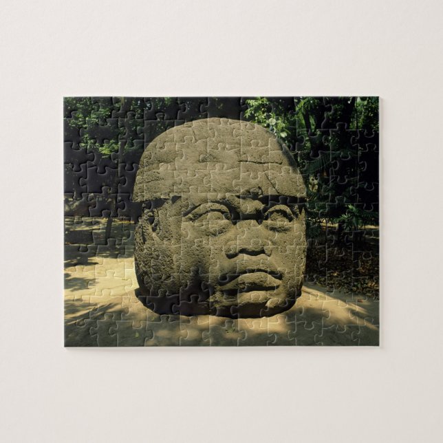 Mexiko, Villahermosa, jätte Olmec head, La Venta Pussel (Horisontell)