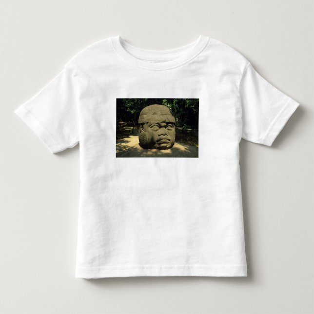 Mexiko, Villahermosa, jätte Olmec head, La Venta T-shirt (Framsida)