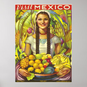 Mexiko Vintage Affisch