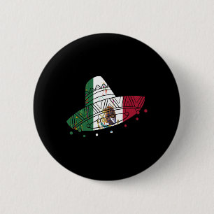 Mexiko Vintage Mexikanska Flagga Pride Hat Tijuana Knapp