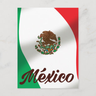 Mexiko Vintage resemotiv affisch Vykort