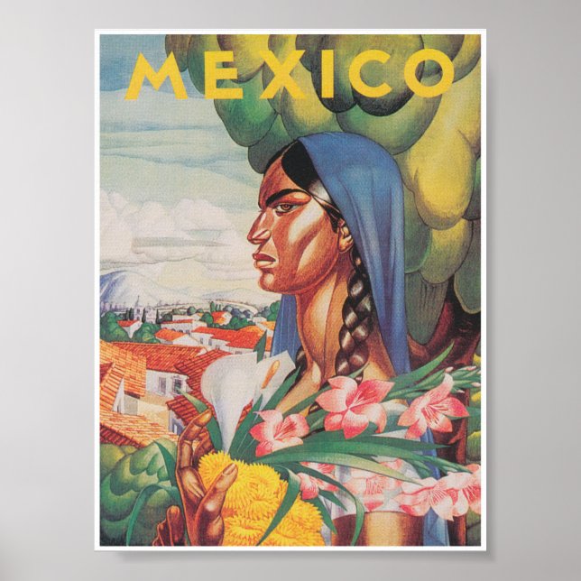 Mexiko Vintage resor Poster (Framsidan)