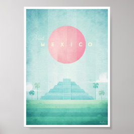 Mexiko Vintage resor Poster