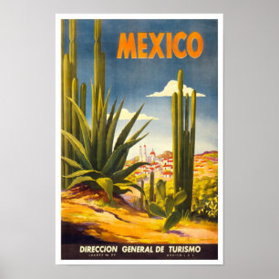 Mexiko Vintage resor Poster