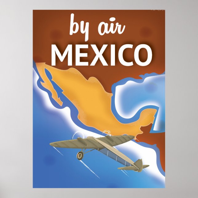 Mexiko Vintage resor poster (Framsidan)