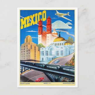 Mexiko Vintage resor Poster återställt Vykort