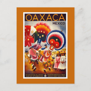 "Mexiko" Vintage resor Poster Vykort