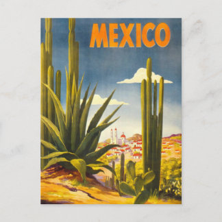 Mexiko vintage resor vykort