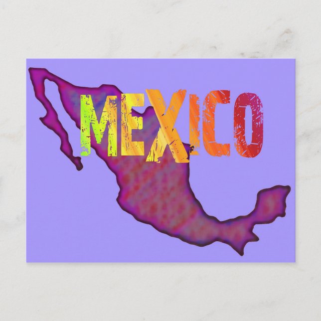 Mexiko vykort (Framsida)