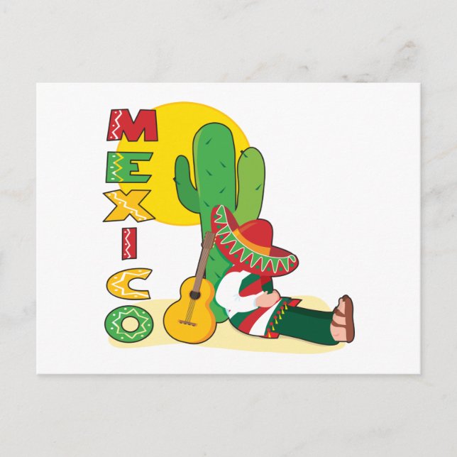 Mexiko Vykort (Framsida)
