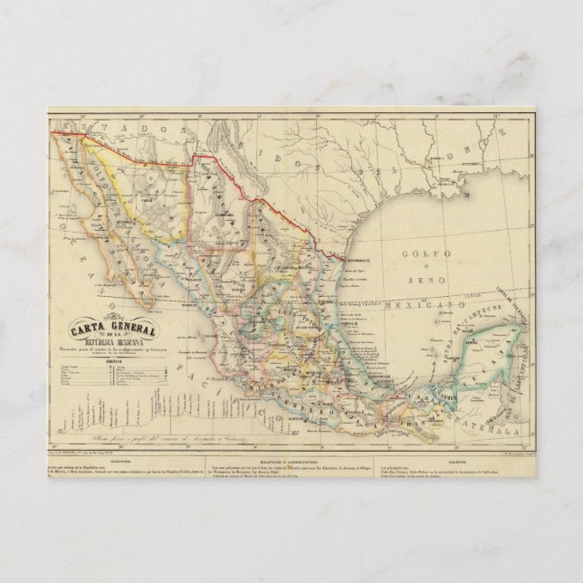 Mexiko Vykort (Framsida)