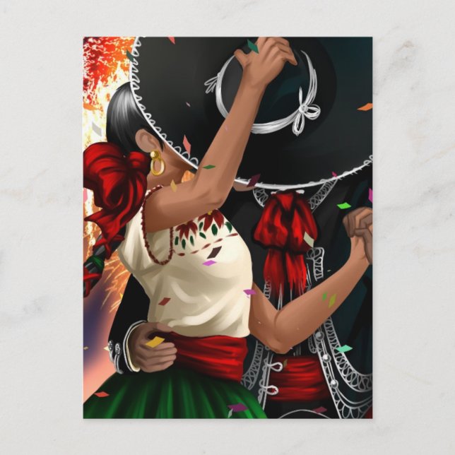 Mexiko Vykort (Framsida)