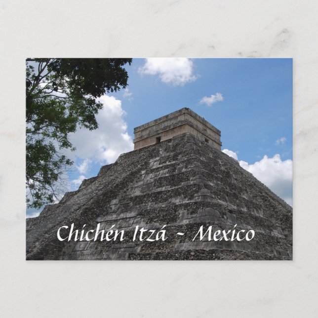 Mexiko vykort - Chichén Itzá (Framsida)