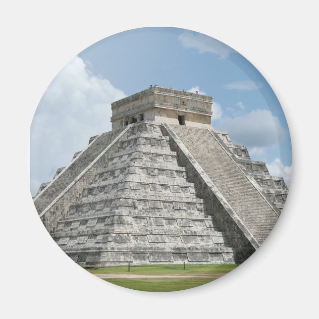 Mexiko vykort - Chichén Itzá Magnet (Framsidan)