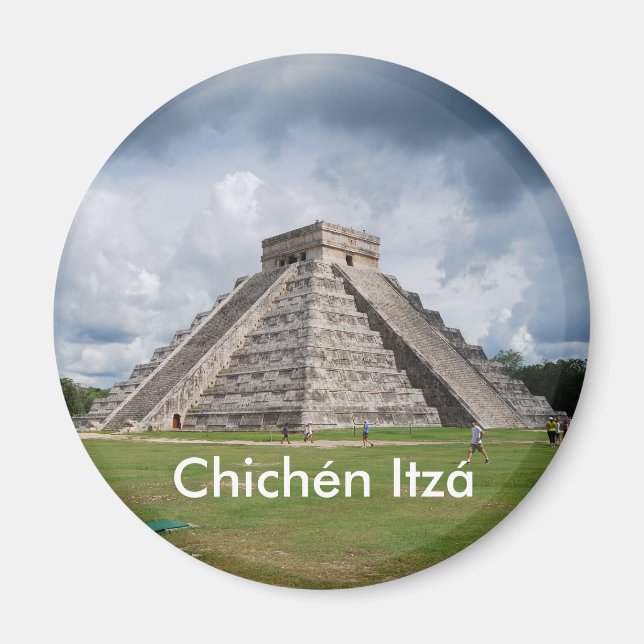 Mexiko vykort - Chichén Itzá Magnet (Framsidan)