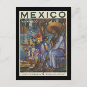 Mexiko Xochimilco Vykort