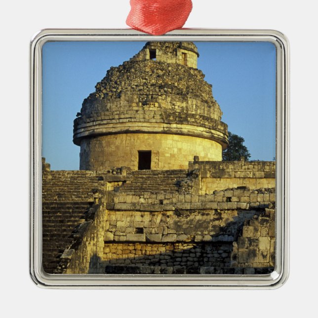Mexiko, Yucatan. Caracol: astronomisk Julgransprydnad Metall (Framsidan)