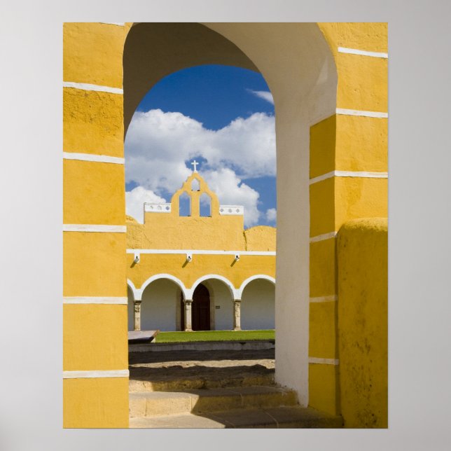 Mexiko, Yucatan, Izamal. Franciscan Convent 2 Poster (Framsidan)
