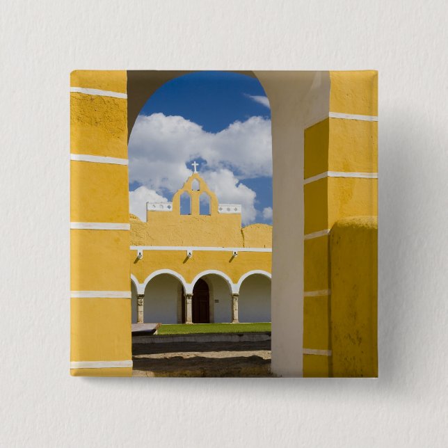 Mexiko, Yucatan, Izamal. Franciskanerklostret 2 Knapp (Framsida)