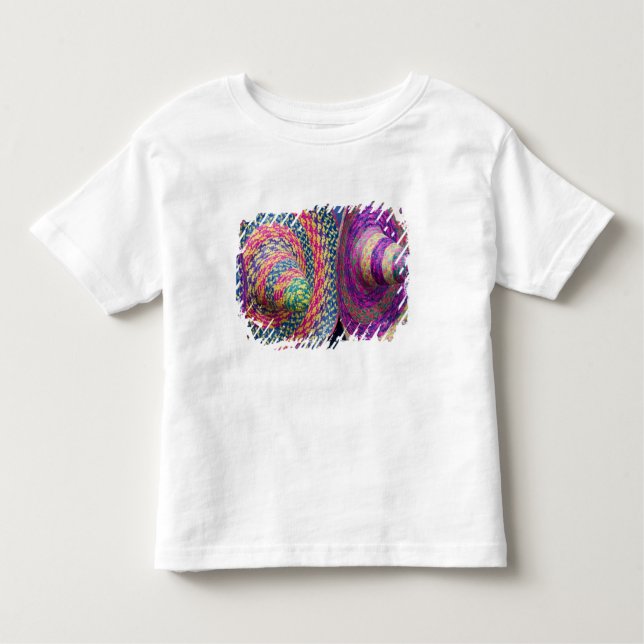 Mexiko, Yucatan, Merida, traditionell vävnad T Shirt (Framsida)