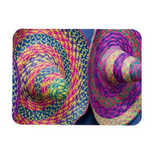 Mexiko, Yucatan, Merida, traditionellt vävt Magnet