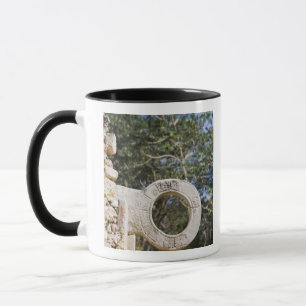 Mexiko, Yucatan, Uxmal. Uxmal, en stor Mugg
