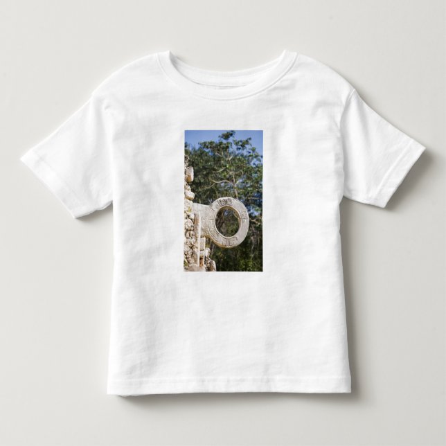 Mexiko, Yucatan, Uxmal. Uxmal, en stor Tee (Framsida)