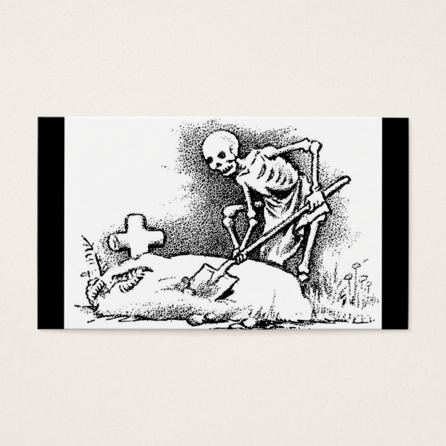 Mexikos "Day of the dead" circa 1949 Visitkort (Framsidan)