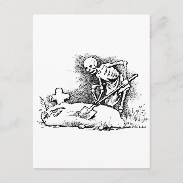 Mexikos "Day of the dead" circa 1949 Vykort (Framsida)