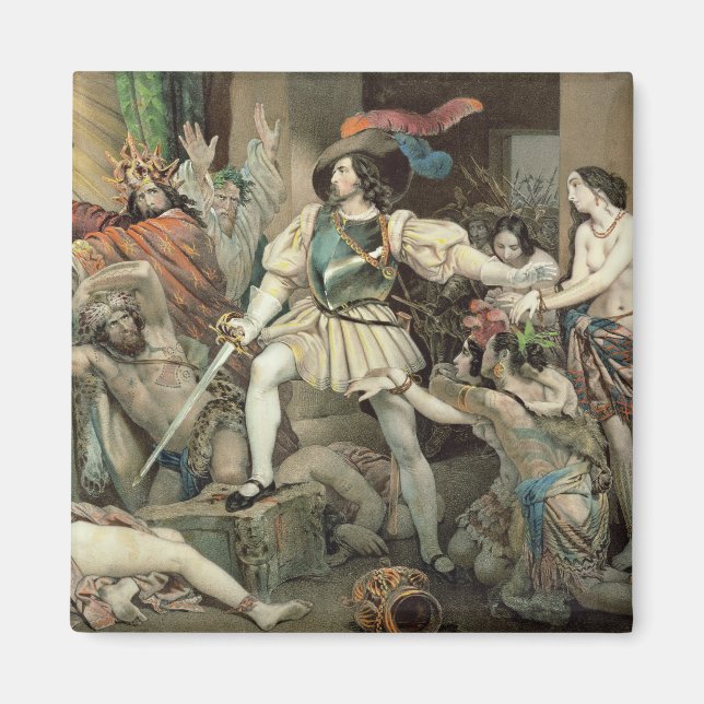 Mexikos erövring magnet (Framsidan)