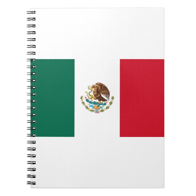 Mexikos flagga anteckningsbok (Framsidan)