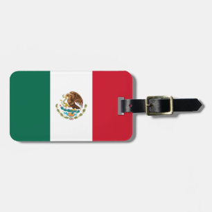 Mexikos flagga bagagebricka