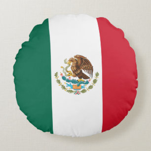 Mexikos flagga, Bandera de México Republikken Rund Kudde