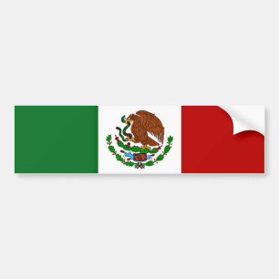 Mexikos flagga bildekal
