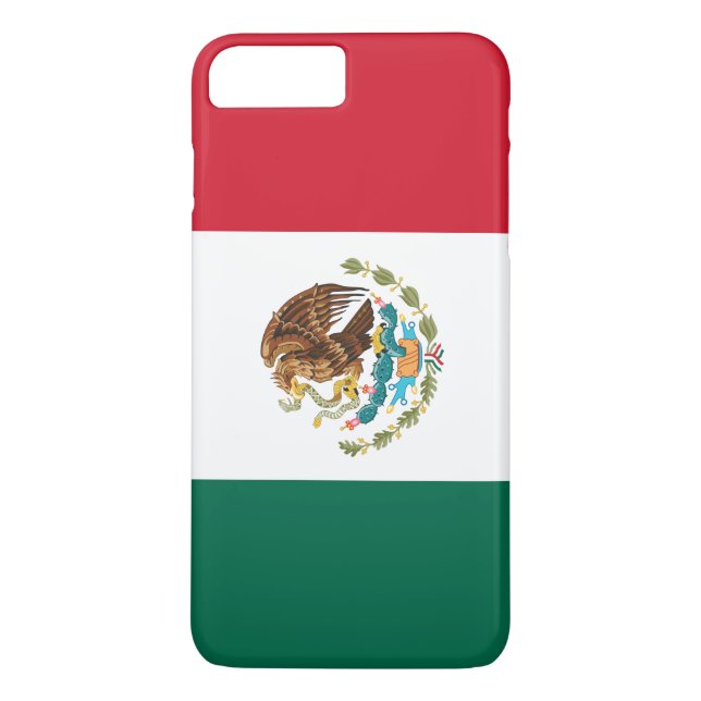 Mexikos flagga Case-Mate iPhone skal (Baksida)