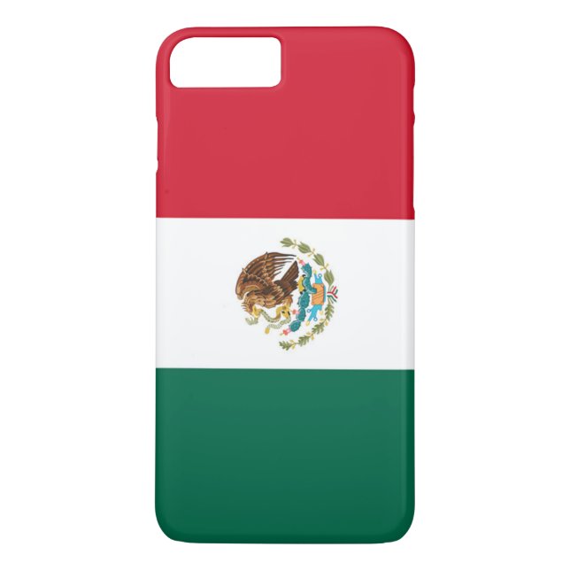 Mexikos flagga Case-Mate iPhone skal (Baksida)