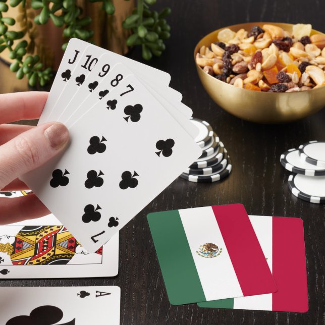 Mexikos flagga casinokort (På plats)